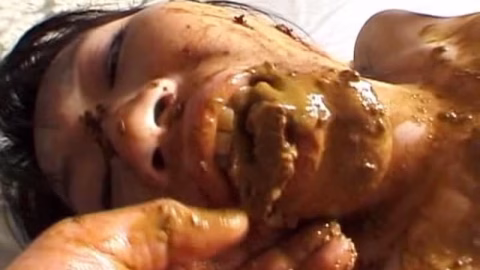 Eating Smearing Her Own Shit