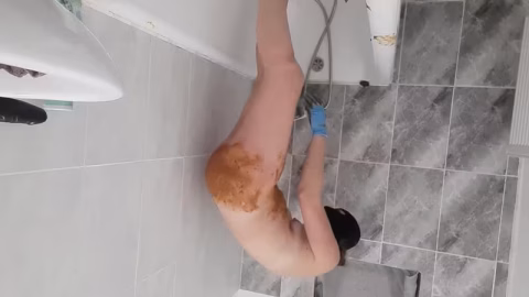 Dirtywife Eating Own Diarrhea From Pantyhose