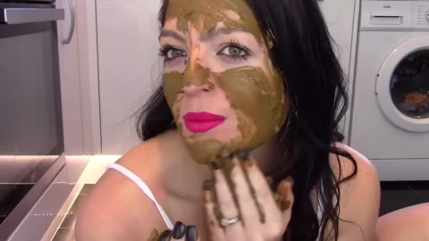 Mums Filthy Scat Play For Son