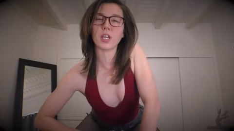 Goddess Janira Wolfe – First Date – Cum On My Pantyhose Pussy