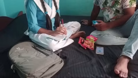 Beautiful Students Tution Hot Video