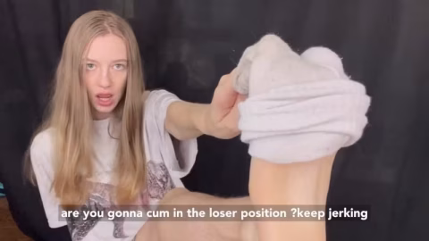 Lucy Spanks – Pov Sock Fetish Joi
