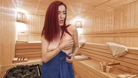 Claradomme – Sauna Humiliation