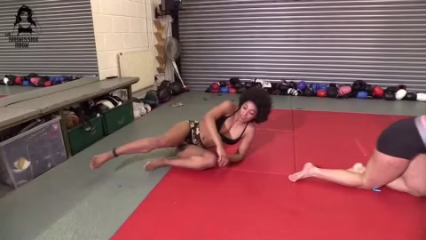 The Submission Room – Sheena Vs Sativa Mist – Live Event Competitive Wrestling Match