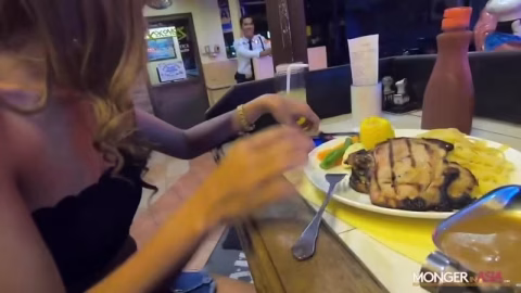 Bigtitted Babe Gets Creampied On First Date