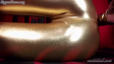 Violet Doll Worship My Golden Pussy