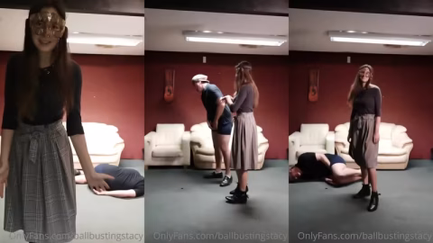 Ballbusting Stacy – You Have To Knee As Hard As You Possibly Can