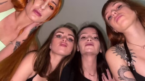 Ppfemdom – Dominant Foursome Girls Spit On You – Close Up Pov Spitting Humiliation
