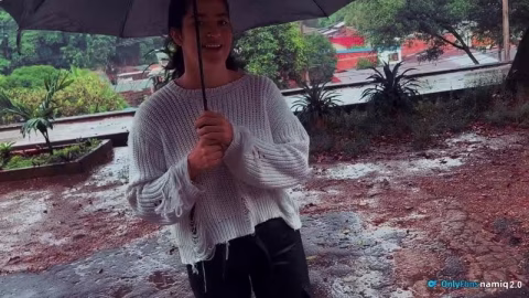 Hot Intense Sex In The Rain