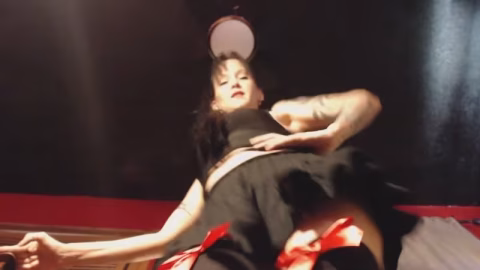 Goth Foot Stomping 2 – Mini Skirt Fetish